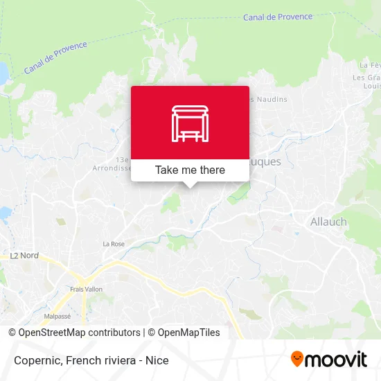 Mapa Copernic
