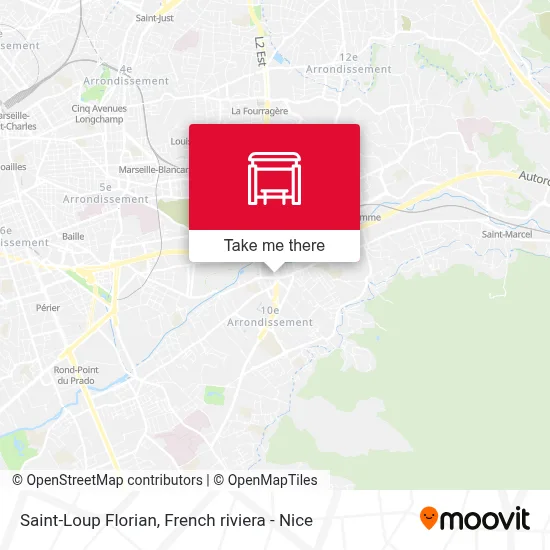 Saint-Loup Florian map