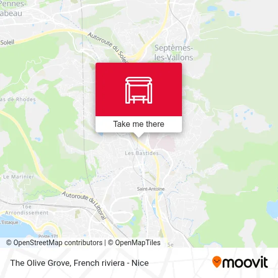 L'Oliveraie map