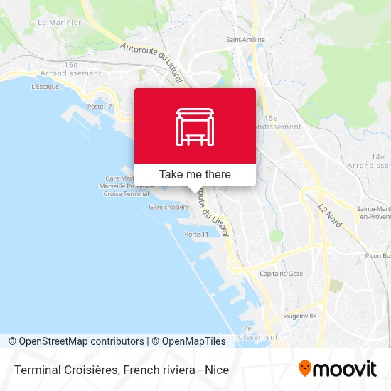 Terminal Croisières map