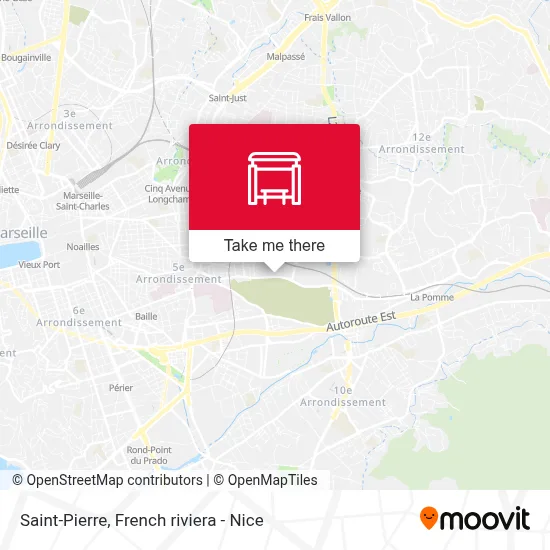 Saint-Pierre map
