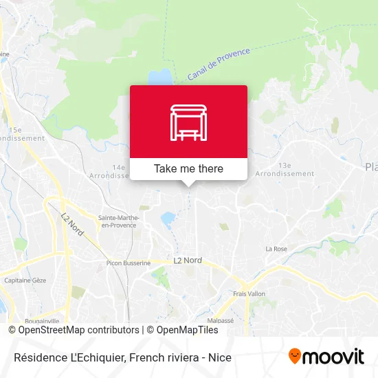 Résidence L'Echiquier map