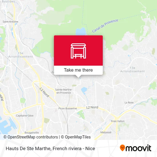 Hauts De Ste Marthe map