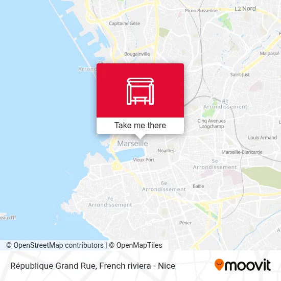 République Grand Rue map