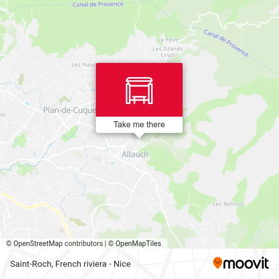 Saint-Roch map