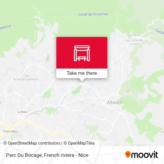 Parc Du Bocage map