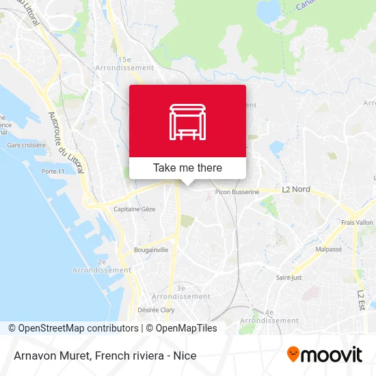 Arnavon Muret map