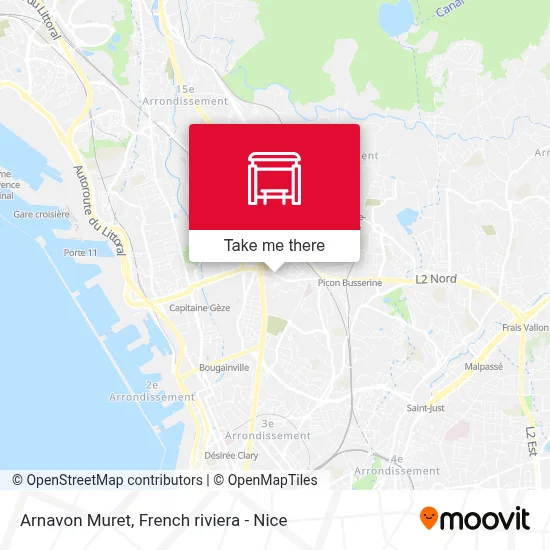 Arnavon Muret map