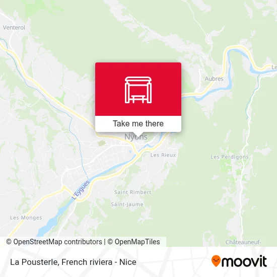 La Pousterle map