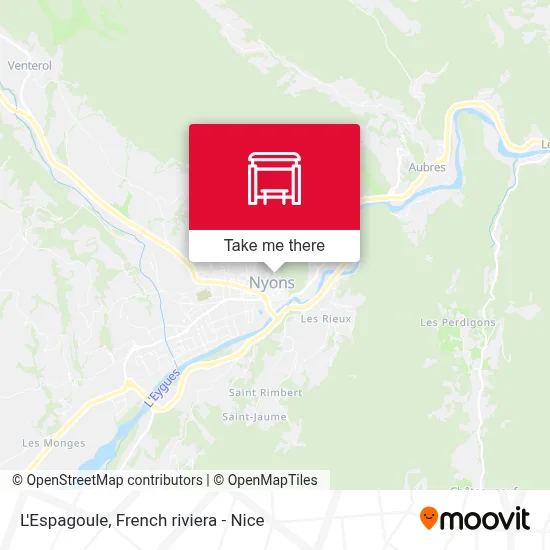 L'Espagoule map