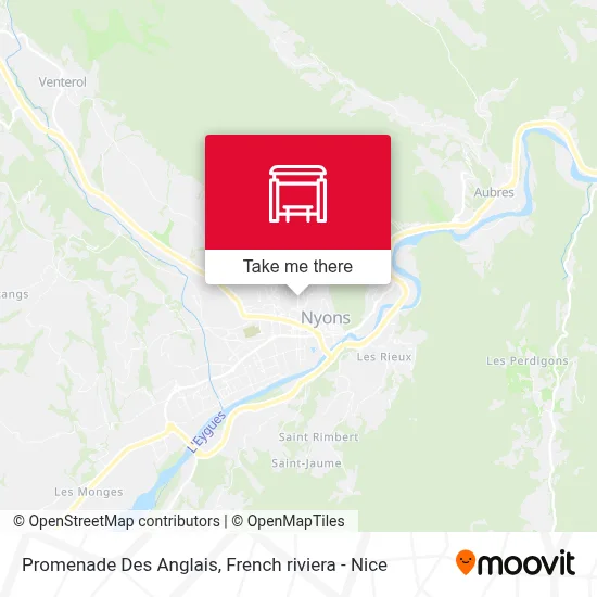 Promenade Des Anglais map