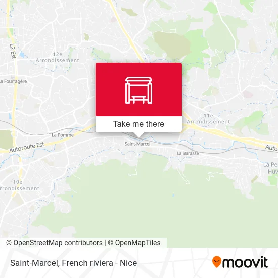 Saint-Marcel map