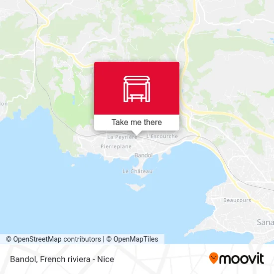 Bandol map
