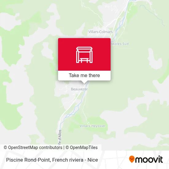 Piscine Rond-Point map