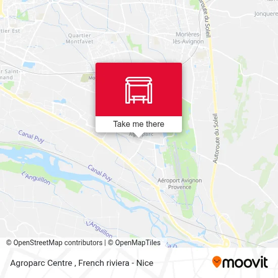Agroparc Centre map