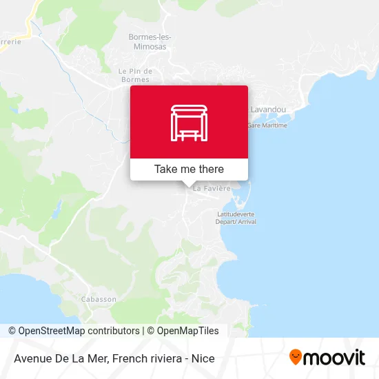 Avenue De La Mer map