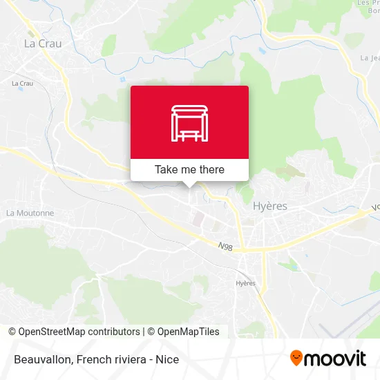 Beauvallon map