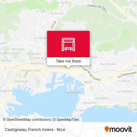 Castigneau map