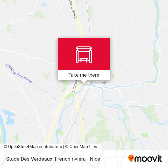 Stade Des Verdeaux map