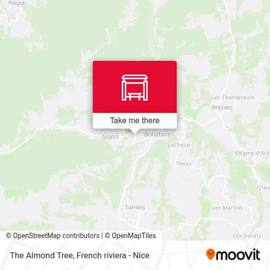 L'Amandier map