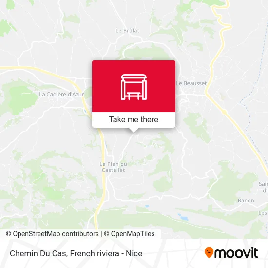 Chemin Du Cas map