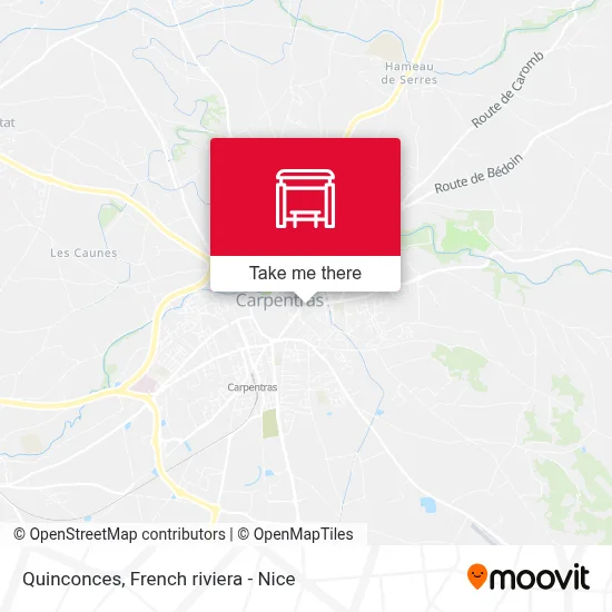 Quinconces map