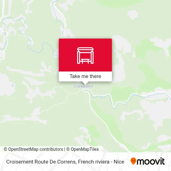 Croisement Route De Correns map