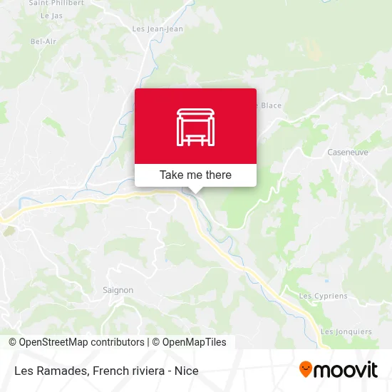 Les Ramades map