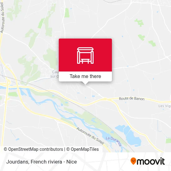 Mapa Jourdans
