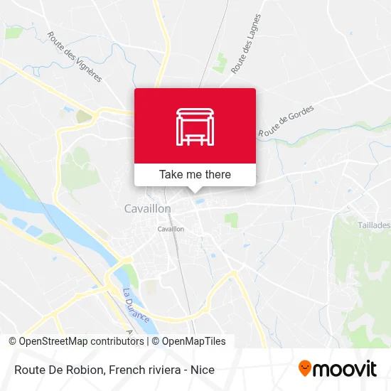 Route De Robion map