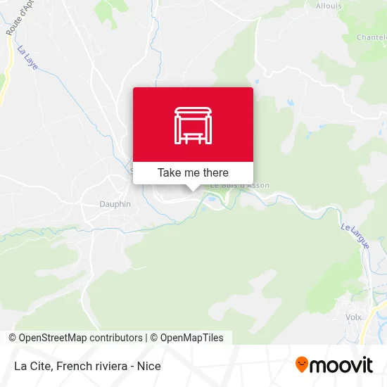 La Cite map