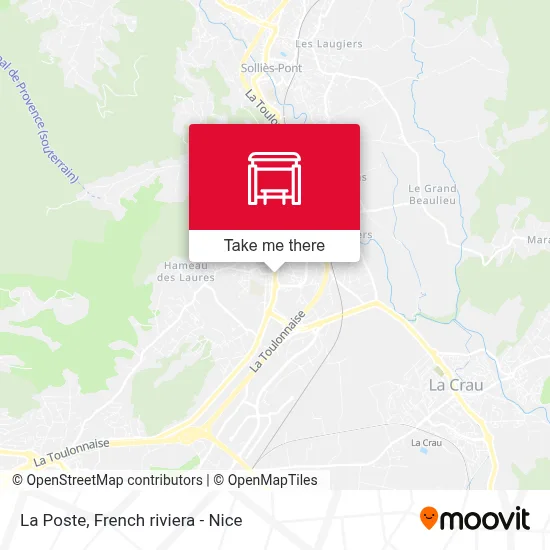 Mapa La Poste