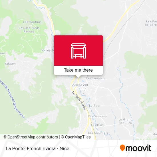 Mapa La Poste