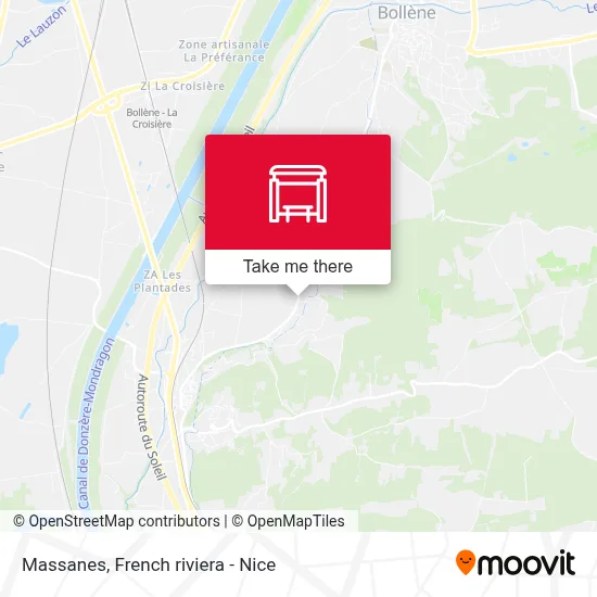 Massanes map