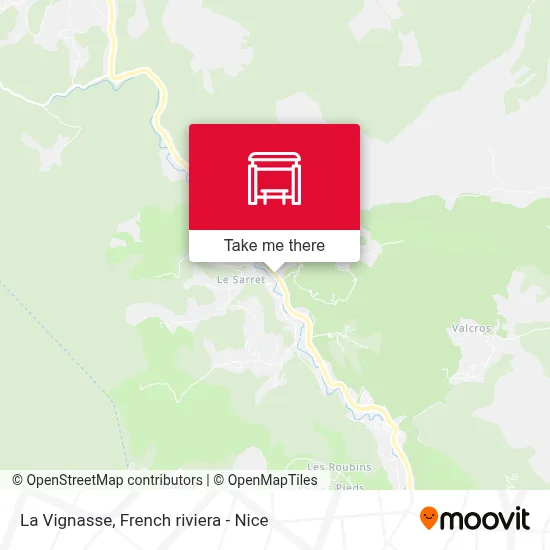 La Vignasse map