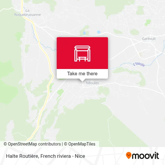 Halte Routière map
