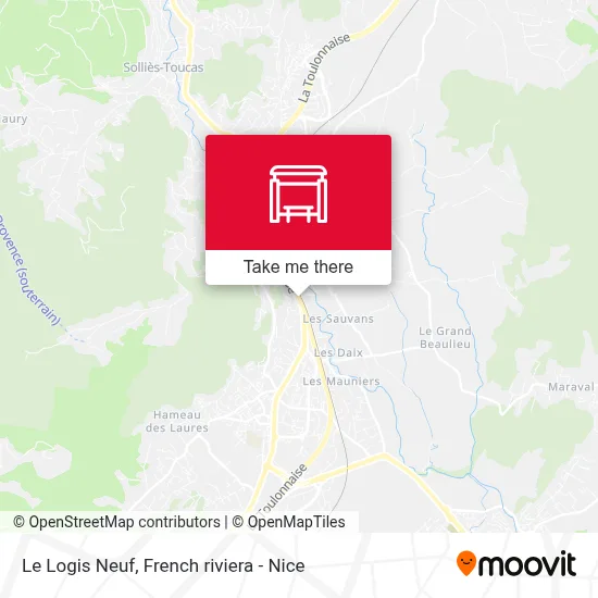 Mapa Le Logis Neuf