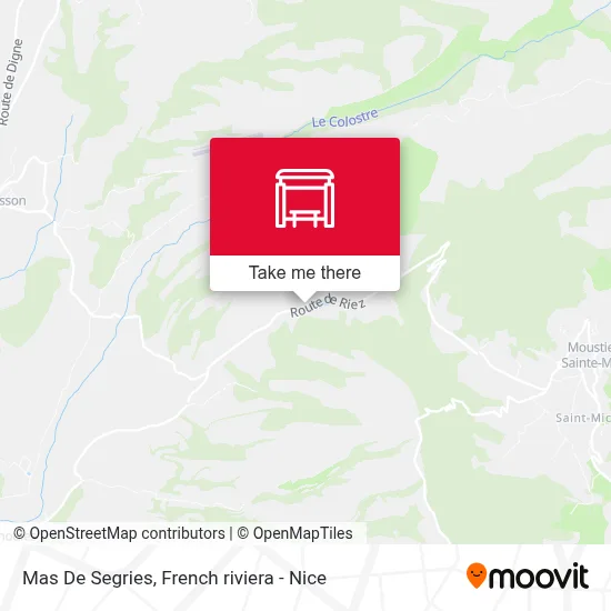 Mas De Segries map