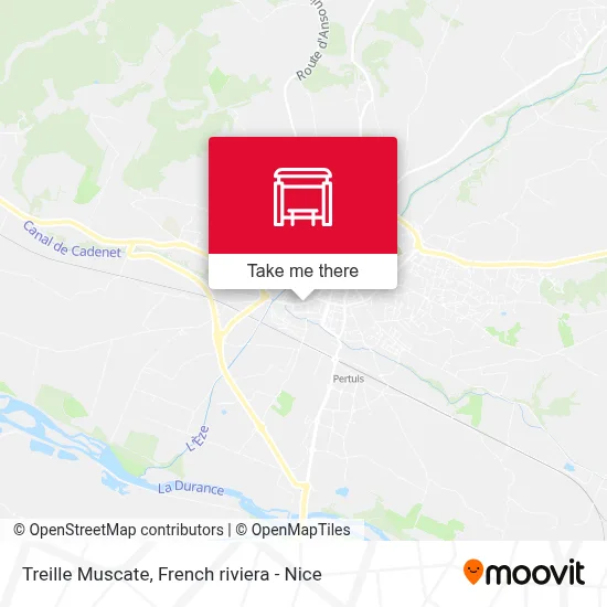 Mapa Treille Muscate