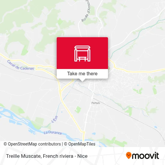 Mapa Treille Muscate