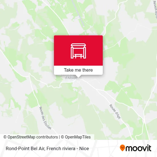 Mapa Rond-Point Bel Air
