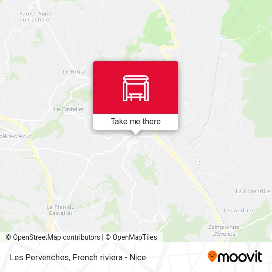Les Pervenches map