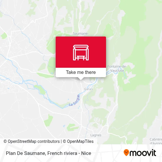 Plan De Saumane map