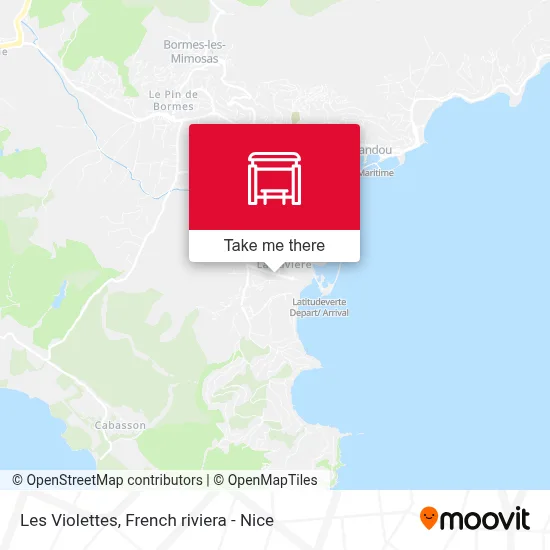 Les Violettes map