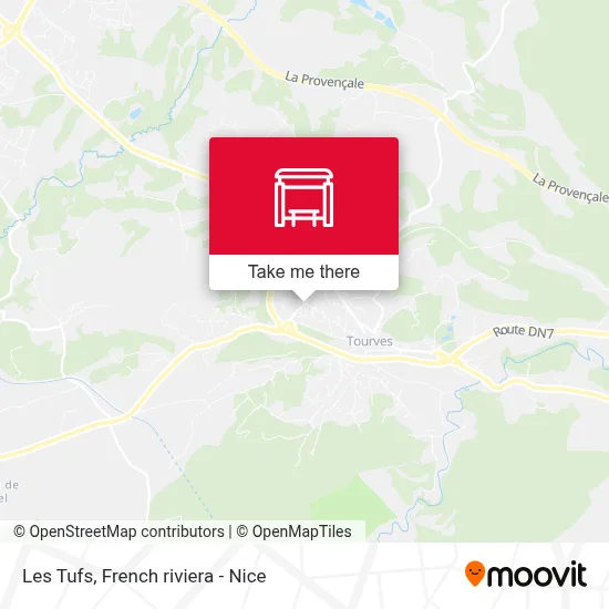 Les Tufs map