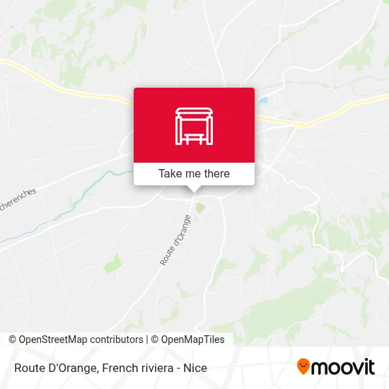 Route D'Orange map