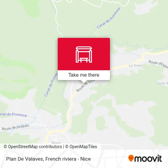 Plan De Valaves map