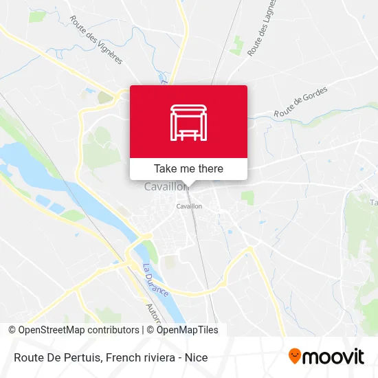 Route De Pertuis map