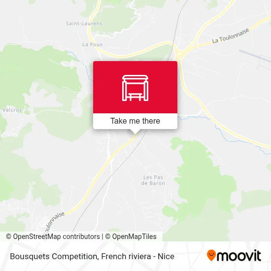 Bousquets Competition map