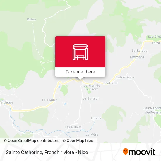 Sainte Catherine map